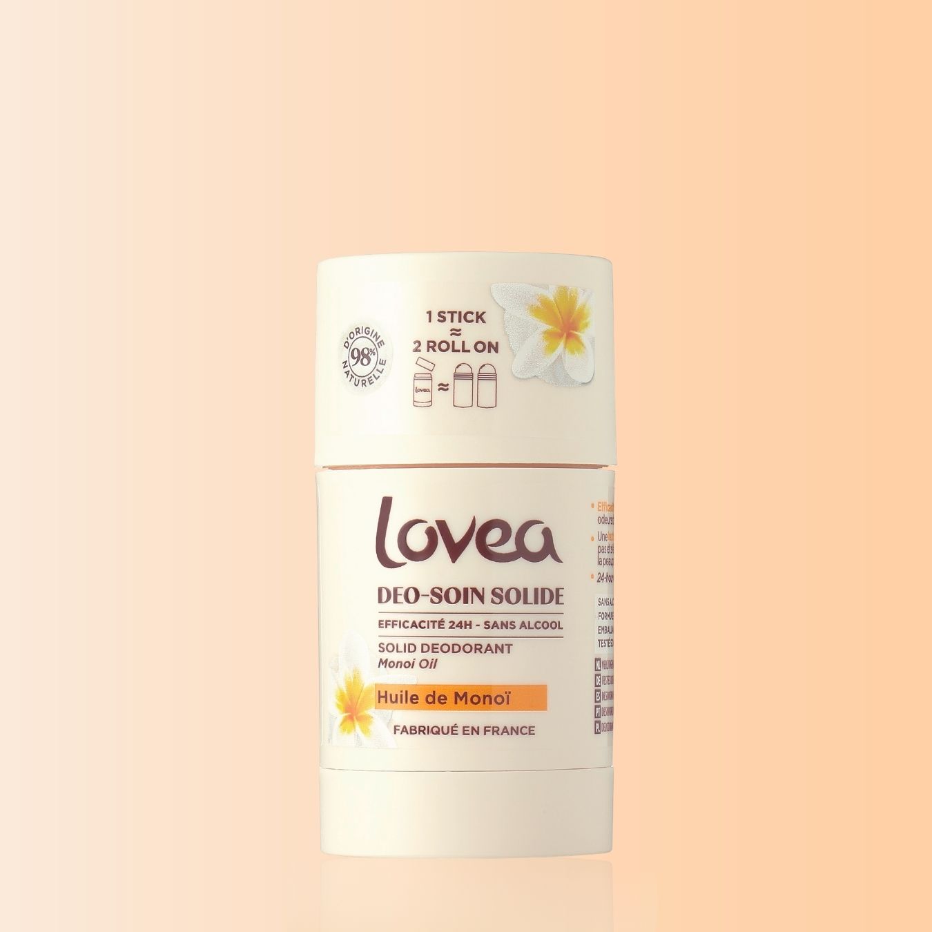 Desodorante Sólido Aceite de Monoï 50g - Lovea