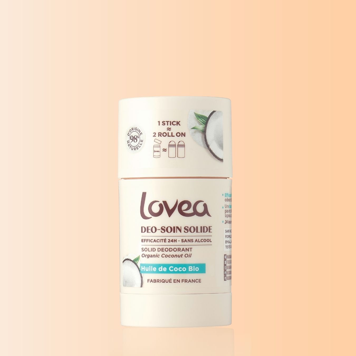 Desodorante Sólido Aceite de Coco Bio 50g - Lovea