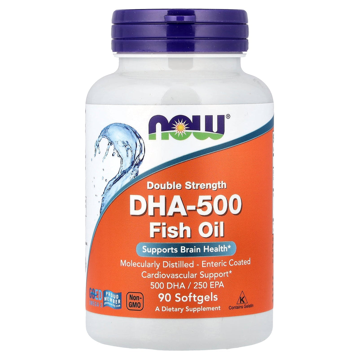 DHA-500 Doble Concentración 90 Softgels - NOW