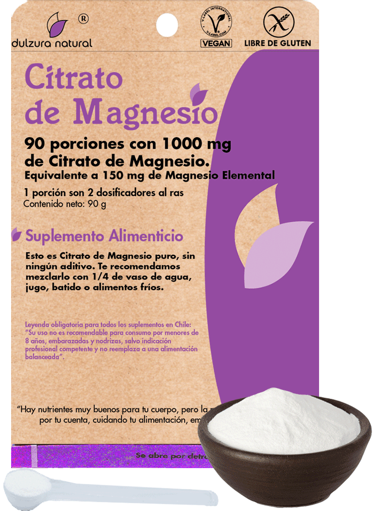 Citrato de Magnesio en Polvo - Dulzura Natural