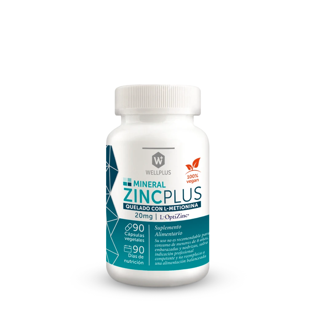 Zinc Plus 20Mg - 90cap - Wellplus