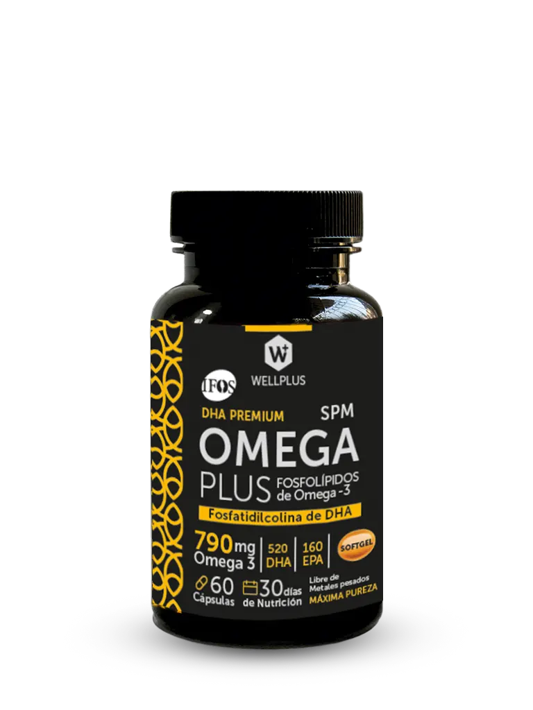 Omega Plus 790mg SPM 180 Cápsulas - Wellplus