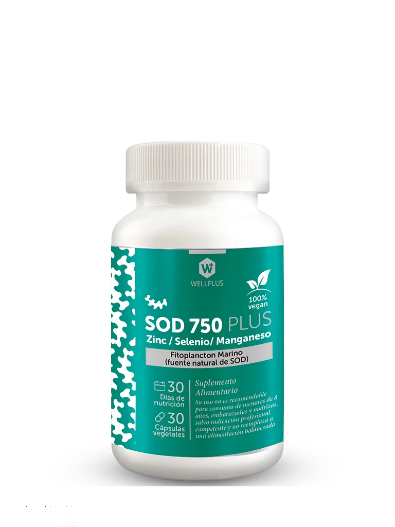SOD 750 Plus 60 Cápsulas - Wellplus