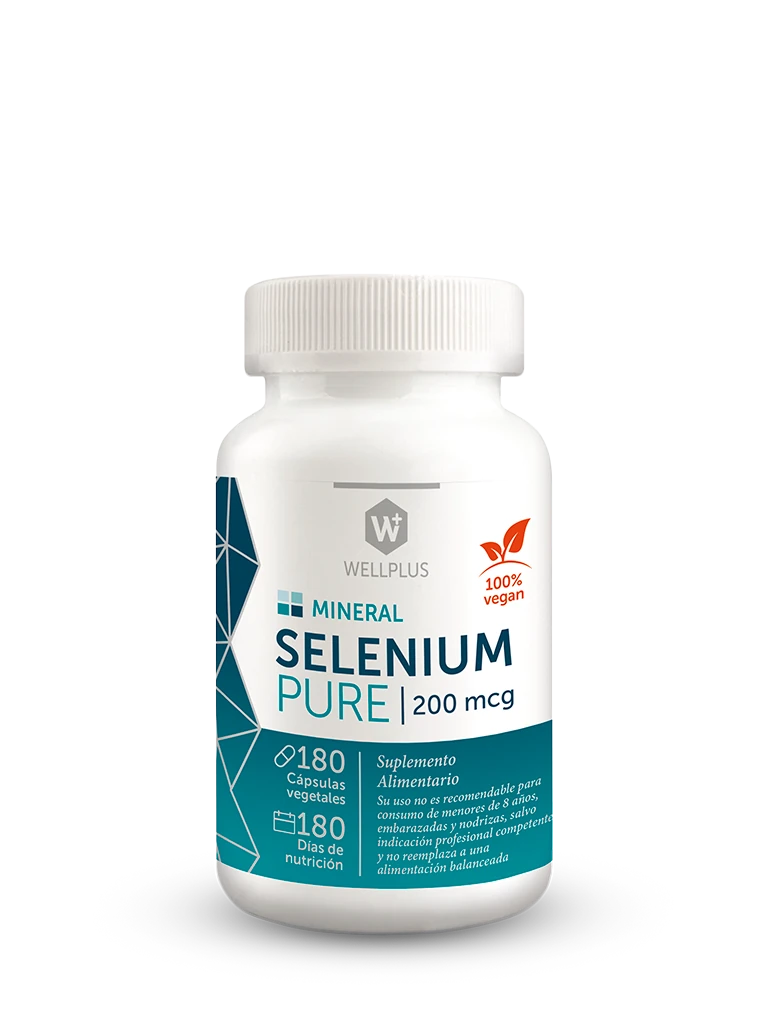 Selenium Pure 180 Cápsulas - Wellplus