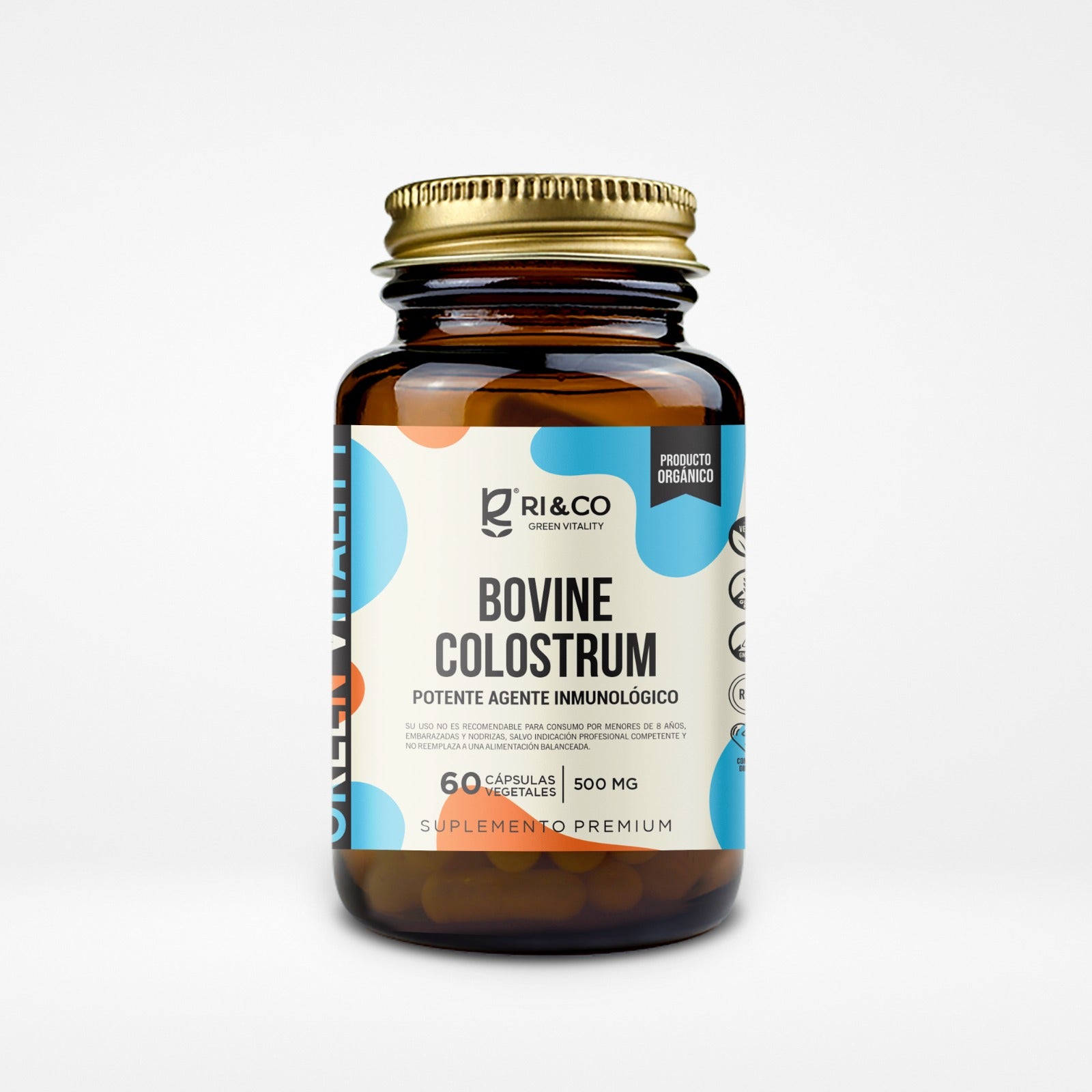 Bovine Colostrum 60 Caps - RICO