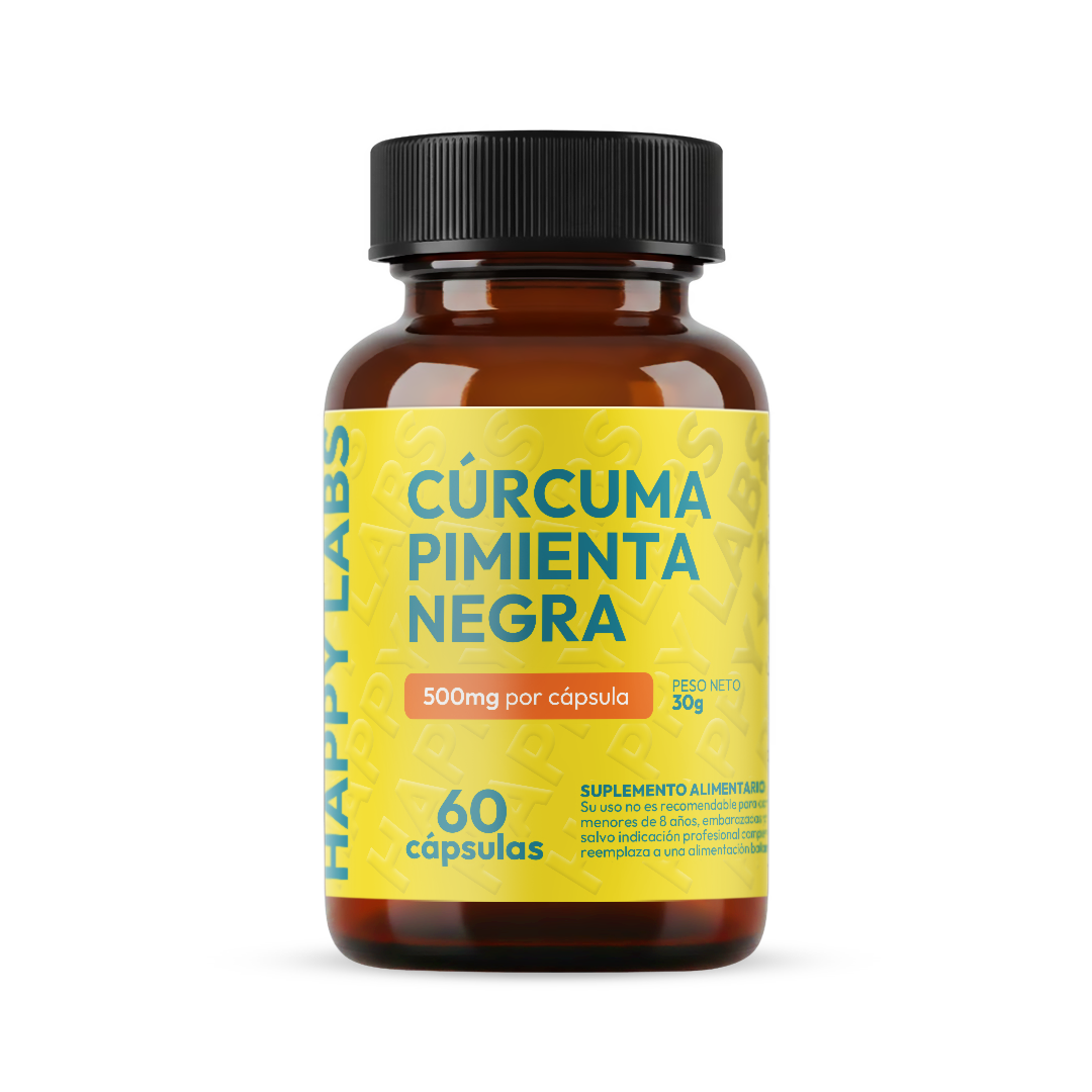 Curcuma + Pimienta - 60 Capsulas