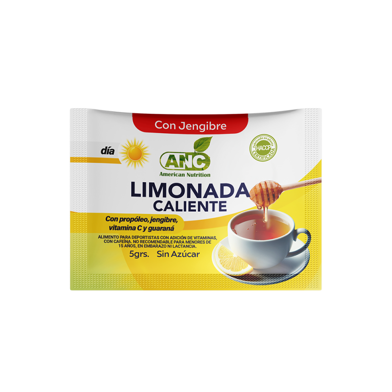 Limonada Caliente Día con Propóleo, Jengibre y Guaraná - ANC