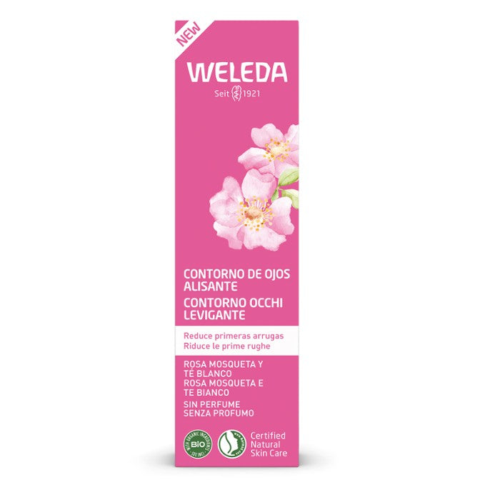 Contorno de Ojos Alisante de Rosa Mosqueta y Té Blanco 12 ml - Weleda