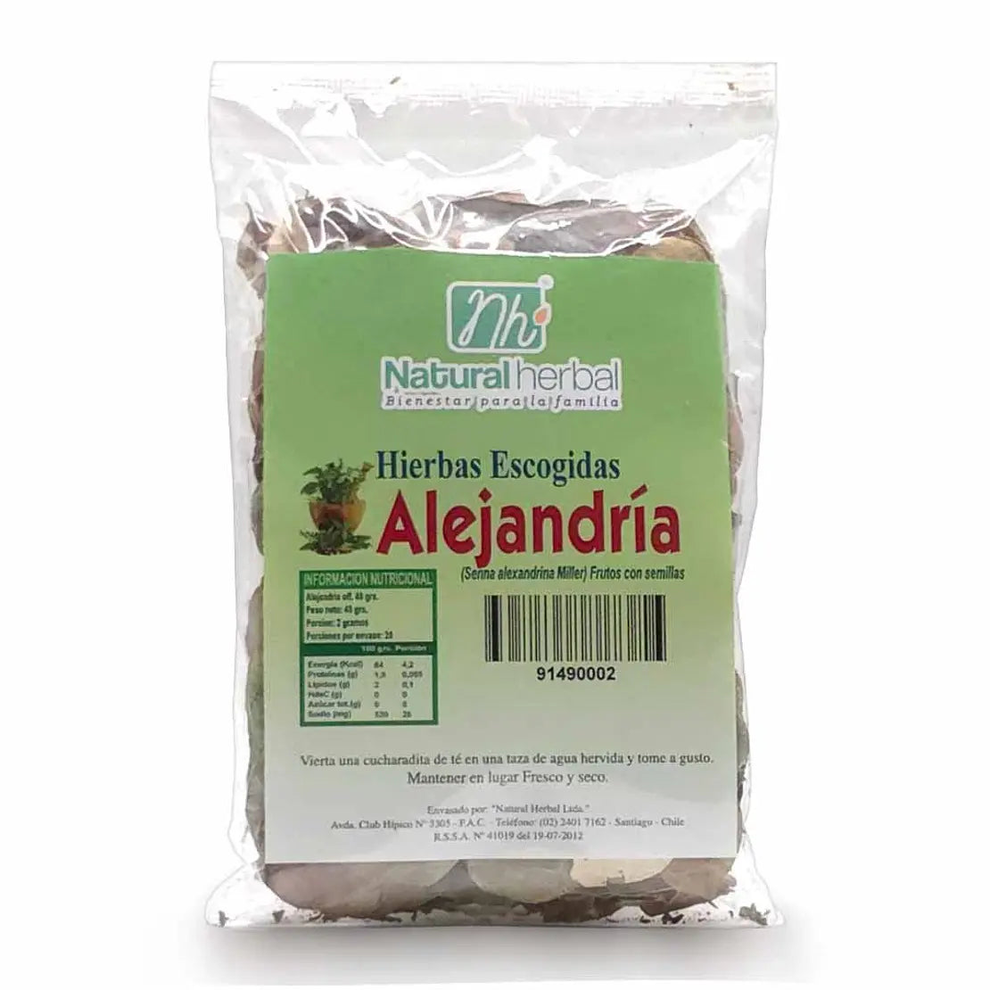 Alejandría Infusión 40 g - Natural Herbal