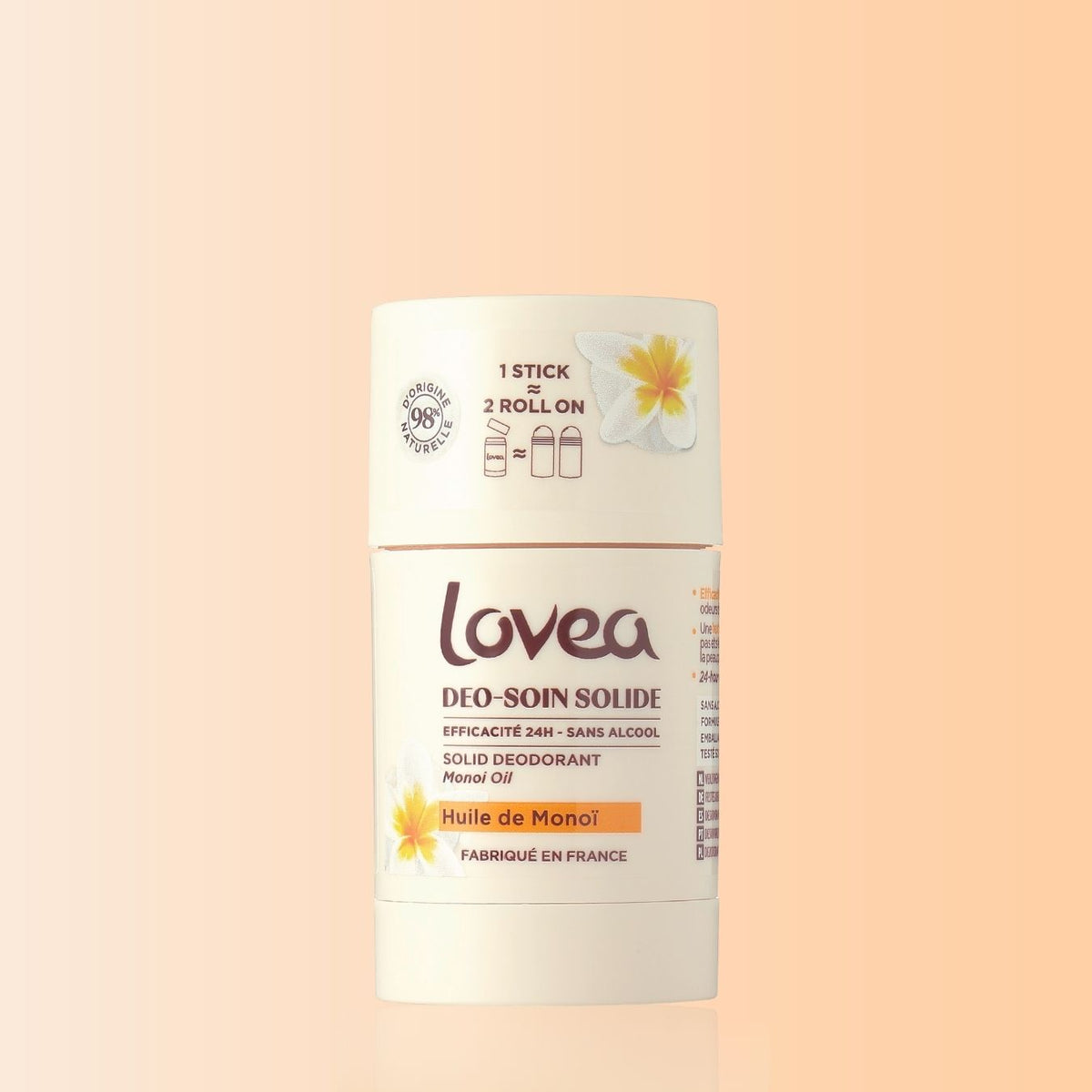 Desodorante Sólido Aceite de Monoï 50g - Lovea