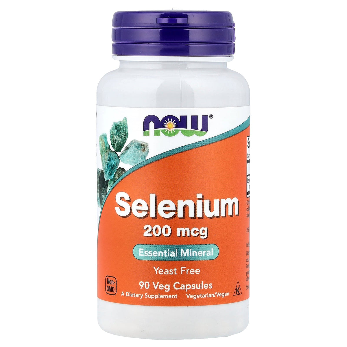 Selenio 200 mcg 90 Cápsulas Vegetales - NOW