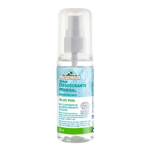 Desodorante Mineral Spray Alumbre y Aloe Vera 80ml - Corpore Sano