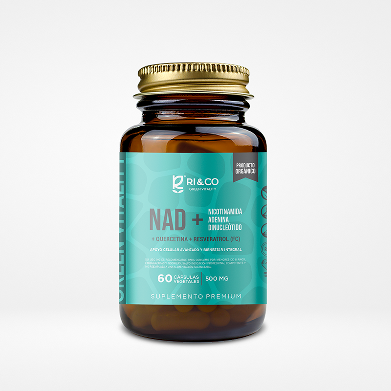 NAD+ Quercetina y Resveratrol - 60 cap