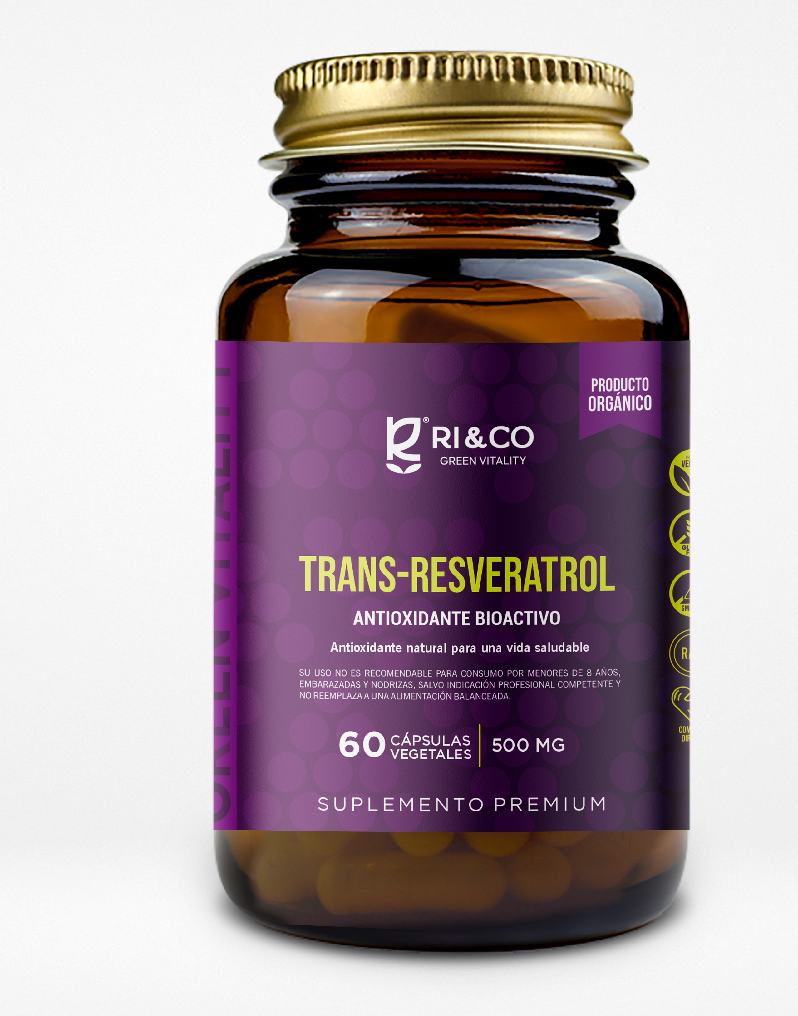 Trans Resveratrol 60 Caps - RICO
