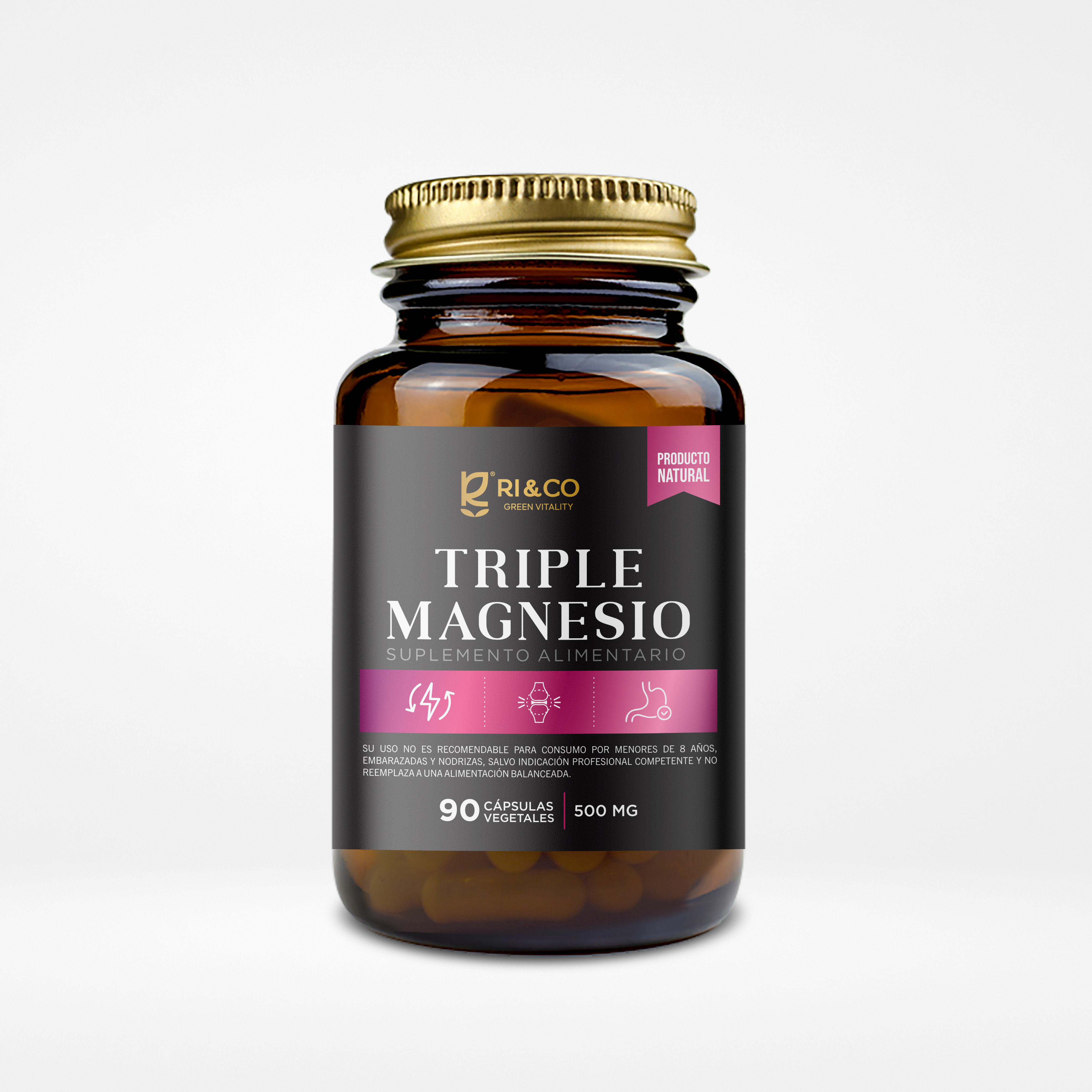 Triple Magnesio 90 Caps - RICO