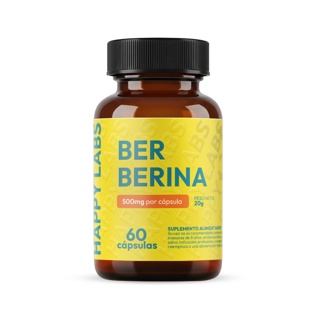 Happy Berberina 60 Cápsulas - Happy Labs