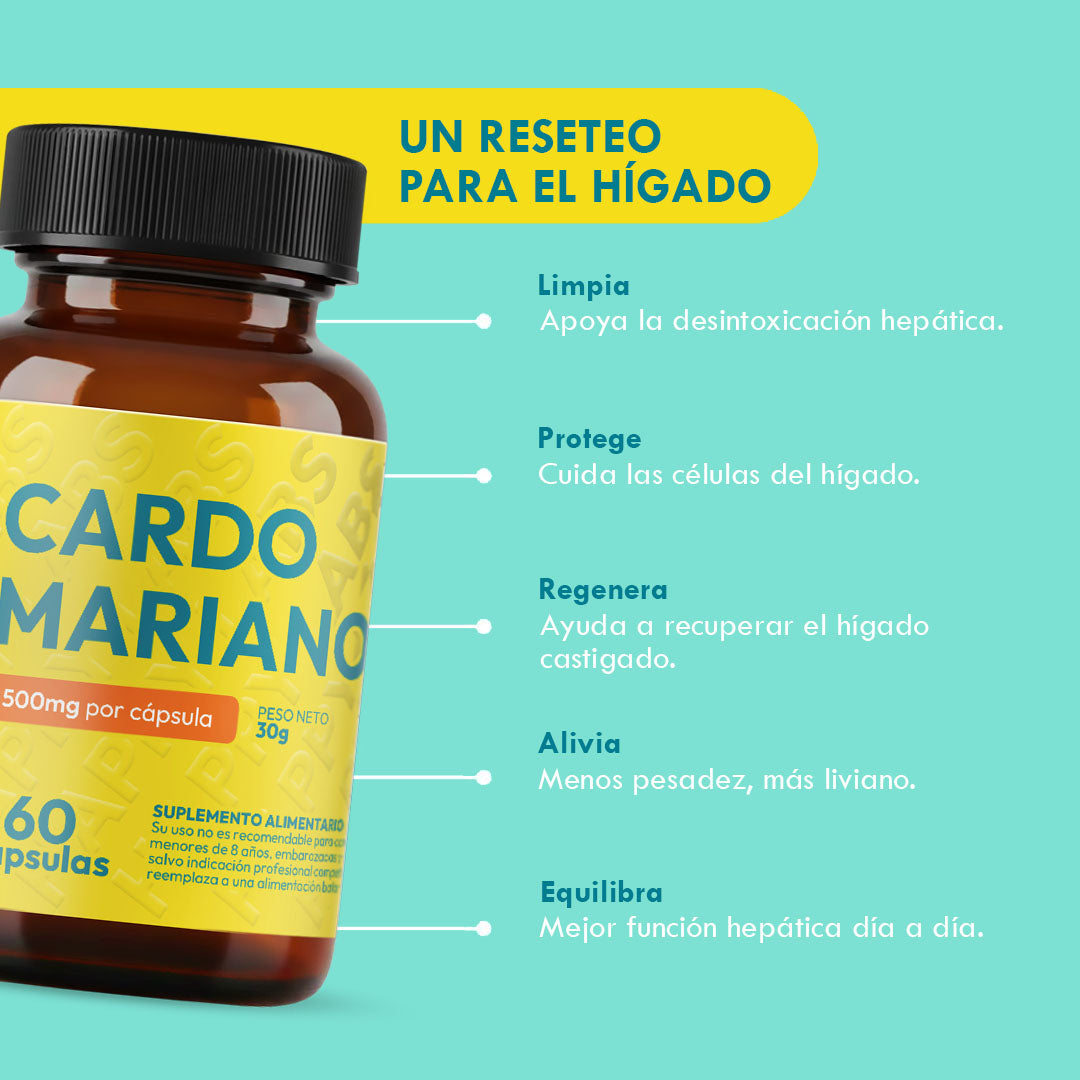 Cardo Mariano - 60 Capsulas