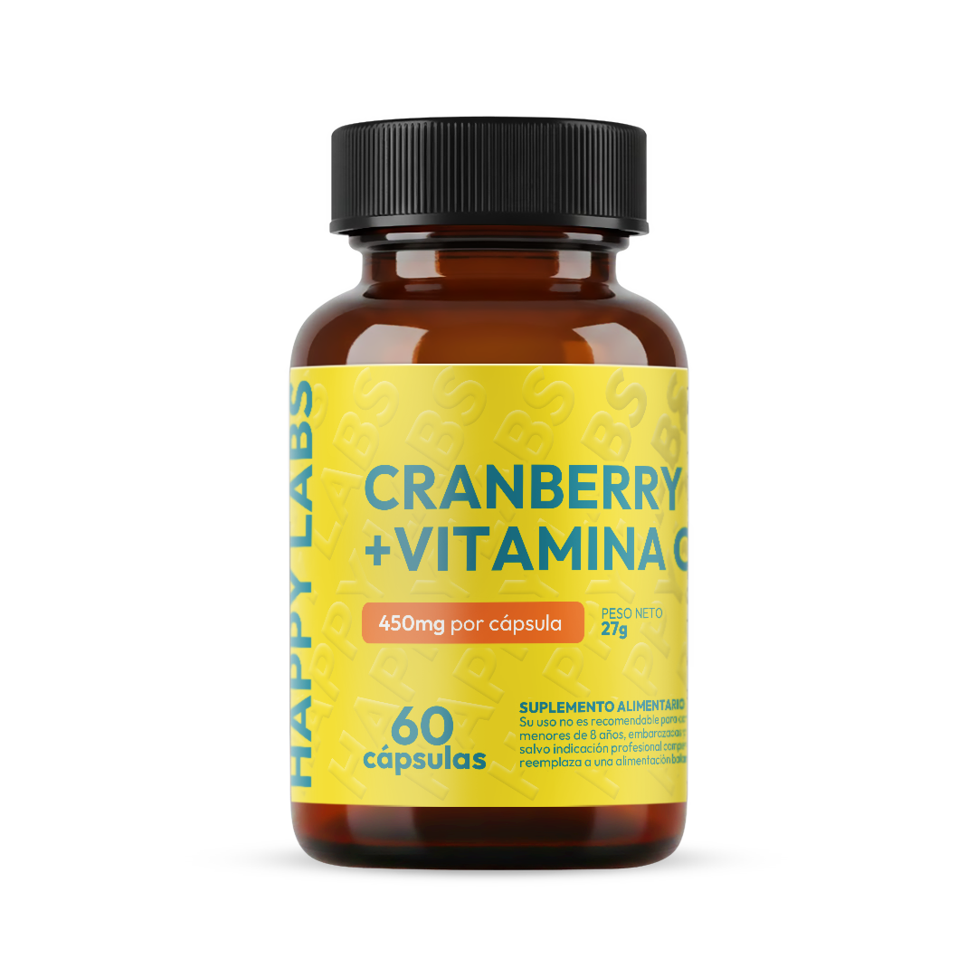 Cranberry + Vitamina C - 60 Capsulas
