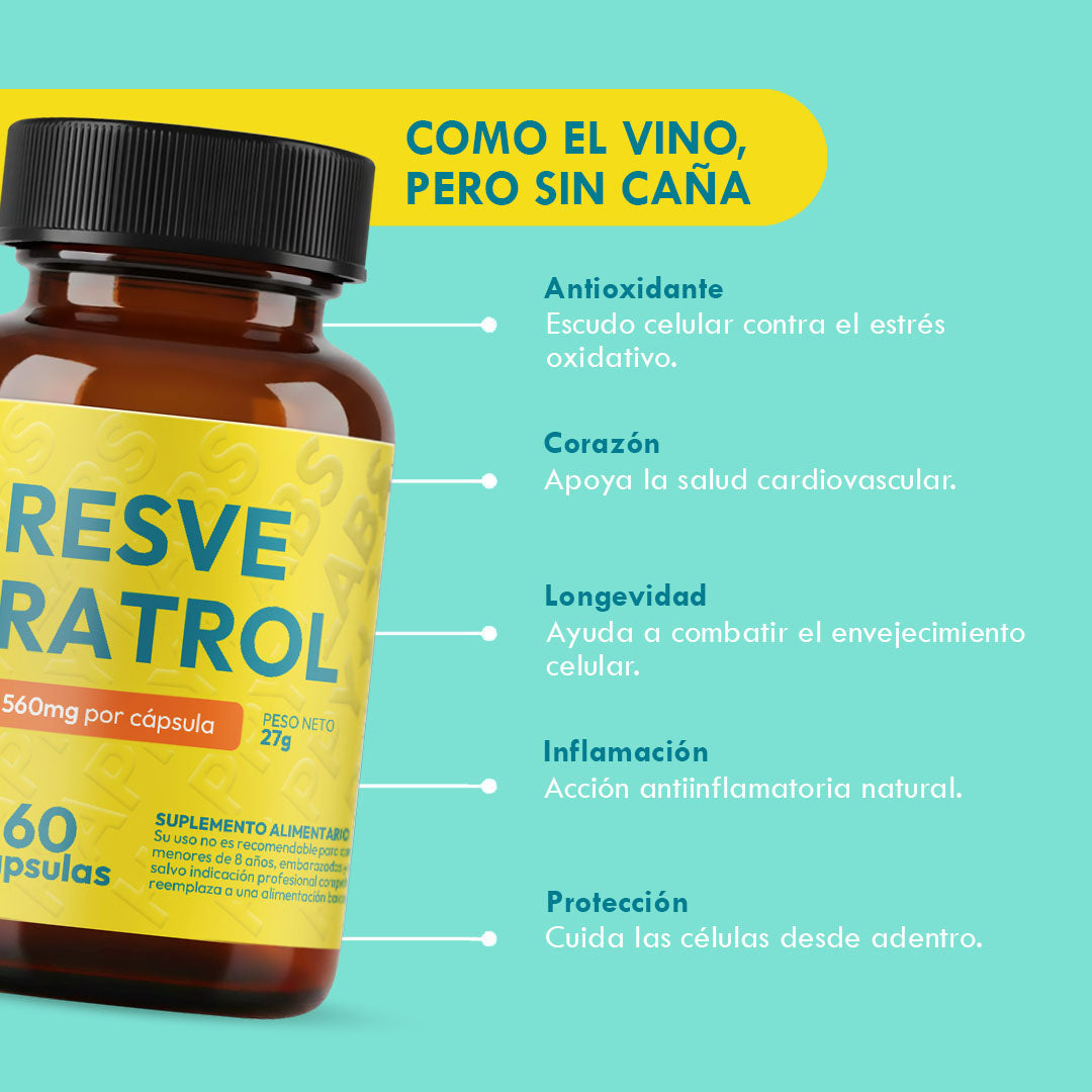 Resveratrol - 60 Capsulas