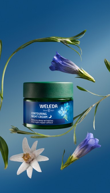 Crema de Noche Redensificante de Genciana azul y Edelweiss 40 ml - Weleda