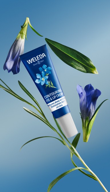 Contorno de Ojos y Labios Redensificante de Genciana azul y Edelweiss 10 ml - Weleda